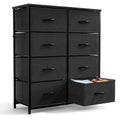 Large 8-Drawer Storage Dresser – Fabric Drawers with Steel Frame (Bedroom/Closet)
