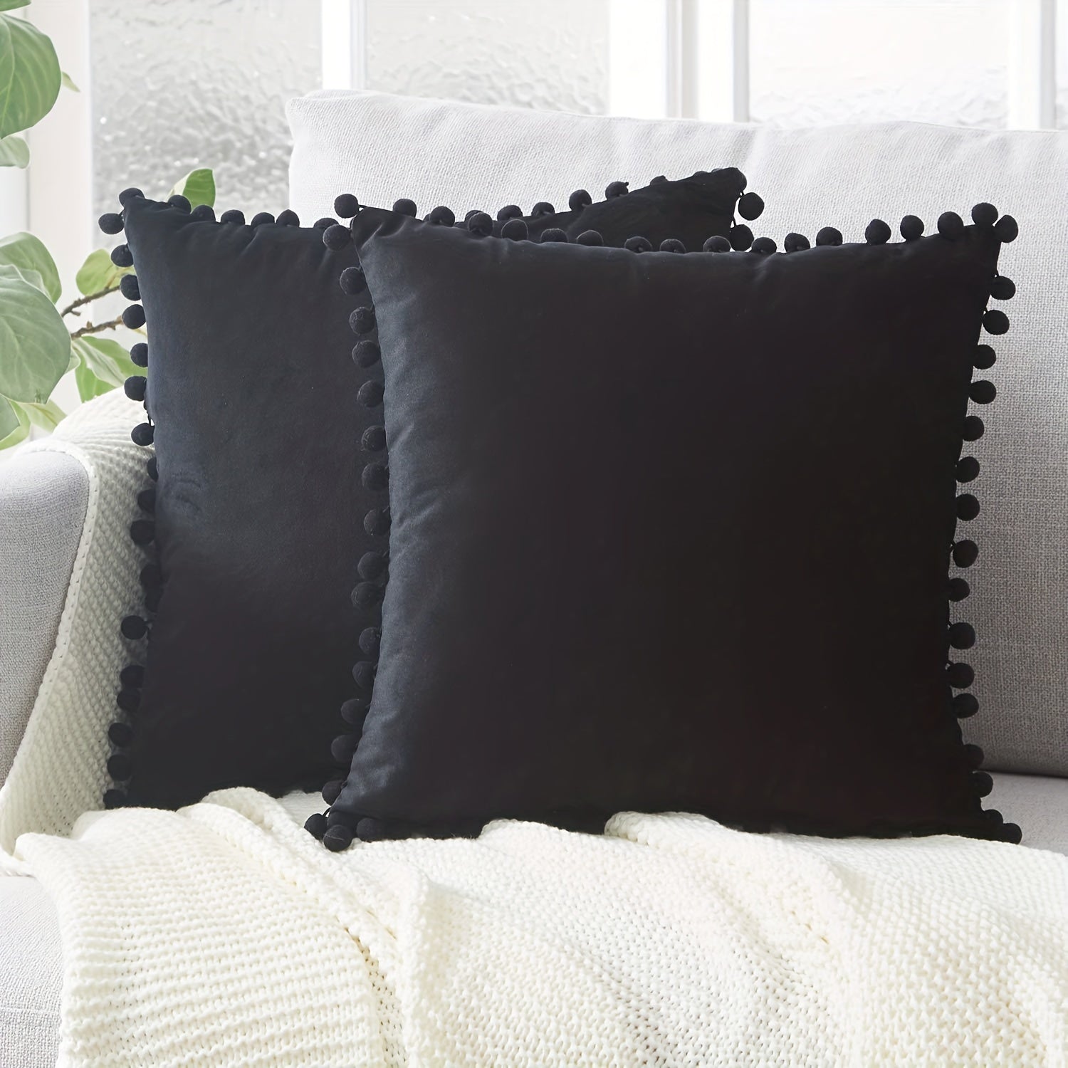 Dutch Velvet Throw Pillow Covers