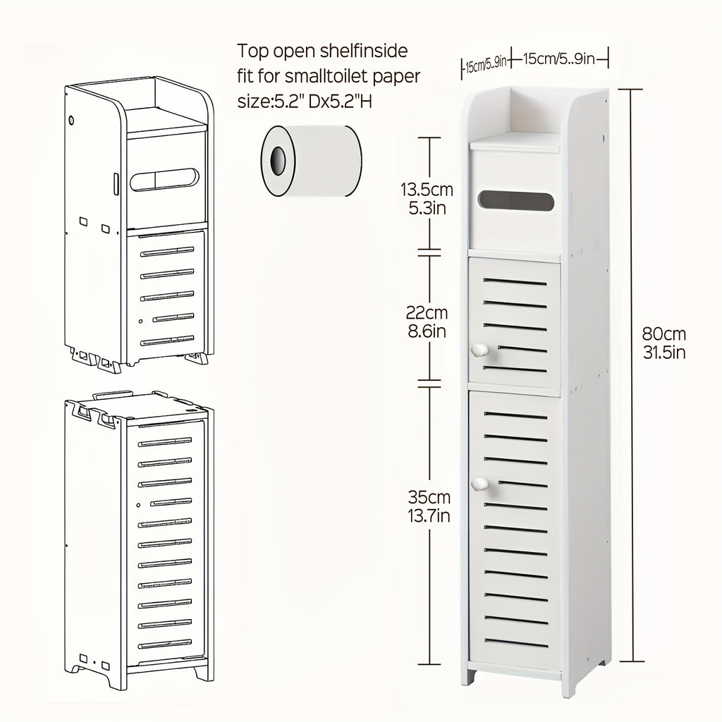 Small Bathroom Storage Cabinet