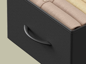 SONGMICS Dresser for Bedroom, Chest of Drawers, TV Stand, Steel, MDF, 6 Non-Woven Fabric Drawers, Storage Organizer Unit, Closet