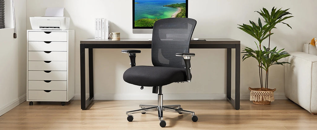 JHK 500lbs Heavy Duty Mesh Backrest Lumbar Support Office Chair Ergonomic Adjustable Height 4D Armrest Gaming Chairs for Home