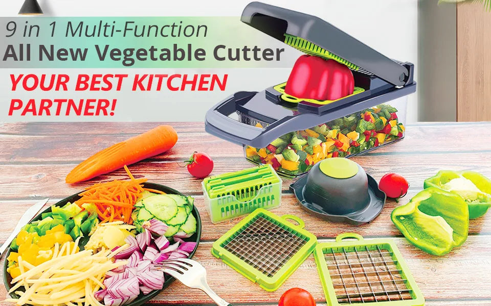 Vegetable Chopper Multifunctional Grater Cutter  - Kitchen Accessories Manual Fruit Slicer Potatos Shredders Cheese Onions Slicers
