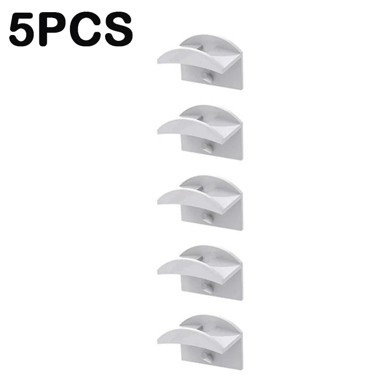 5/10Pcs Baseball Cap Hook Traceless Hat Hanger Wall Mount Cap Headset Necklace Organizer Display Rack Hat Storage Rack Holder