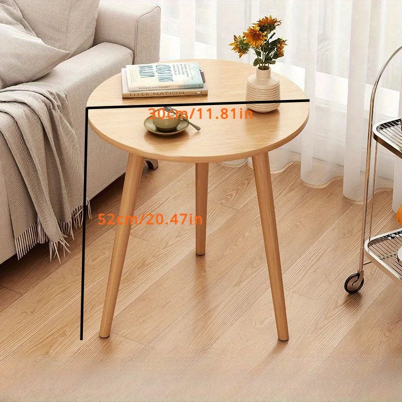 Sofa side table, living room, household table, small coffee table, modern and minimalist small round table, creative side table