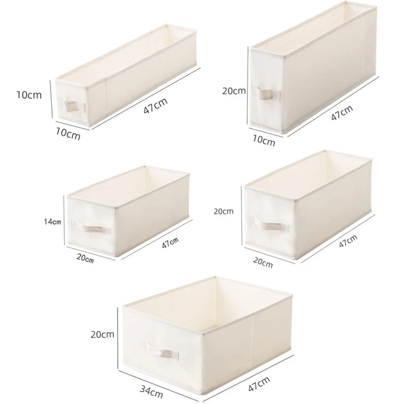 1pc Clothes Storage Basket Sewing Home Folding Clothes Storage Box Underwear Socks  Wardrobe Storage Box Wardrobe Organizer