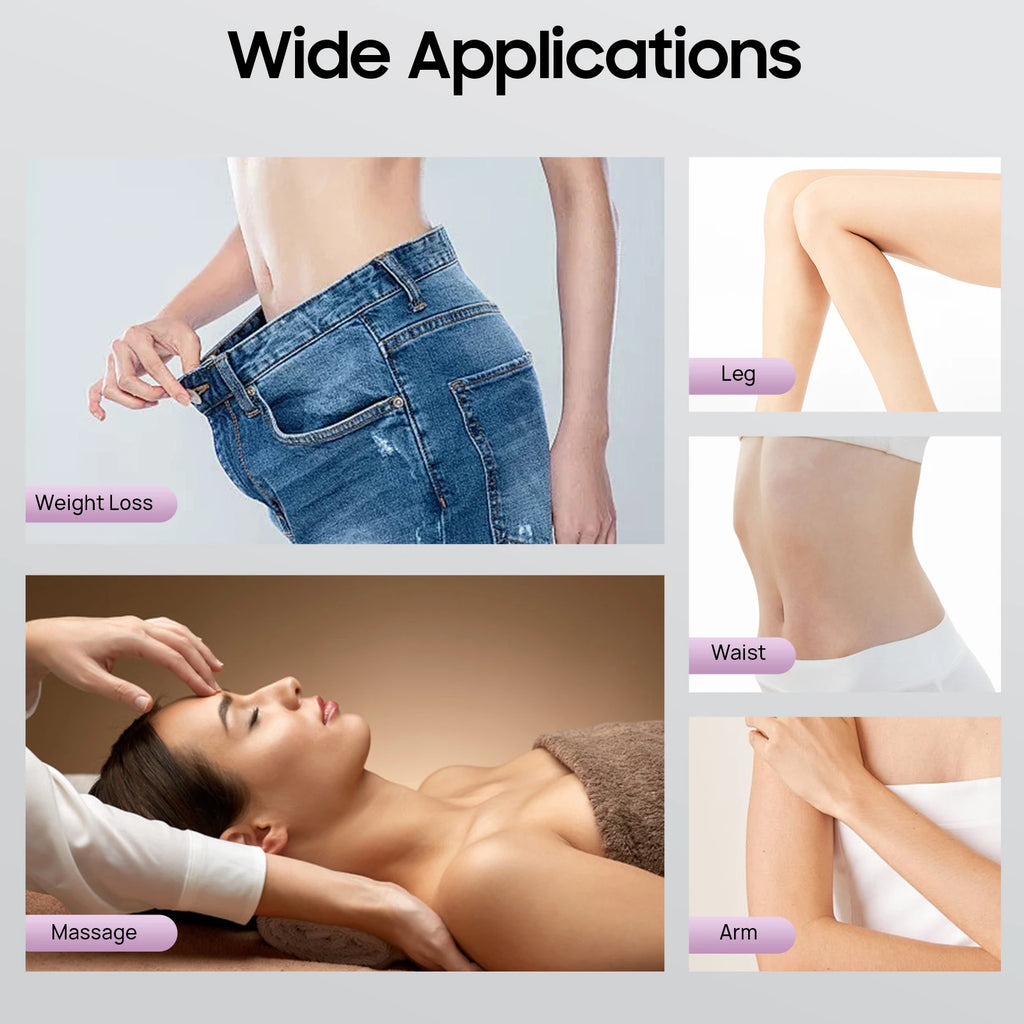 400W Air Pressure Body Slimming Suit, 7 Levels Adjustable Pressotherapy Heating Massage Device for Home Beauty Salon Spa Relief