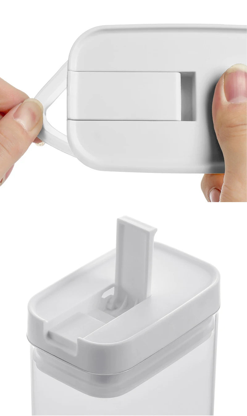 Pasta Storage Box Transparent Plastic Grain Seal Tank Spaghetti Storage Container Moisture-Proof Snack Jar Kitchen Food Tank