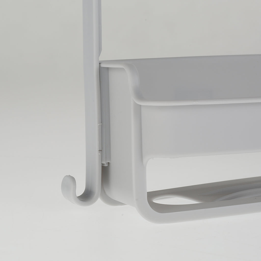 Hanging Bath Shelves Bathroom Shelf Organizer Nail-free Shampoo Holder Storage Shelf Rack Bathroom Basket Holder