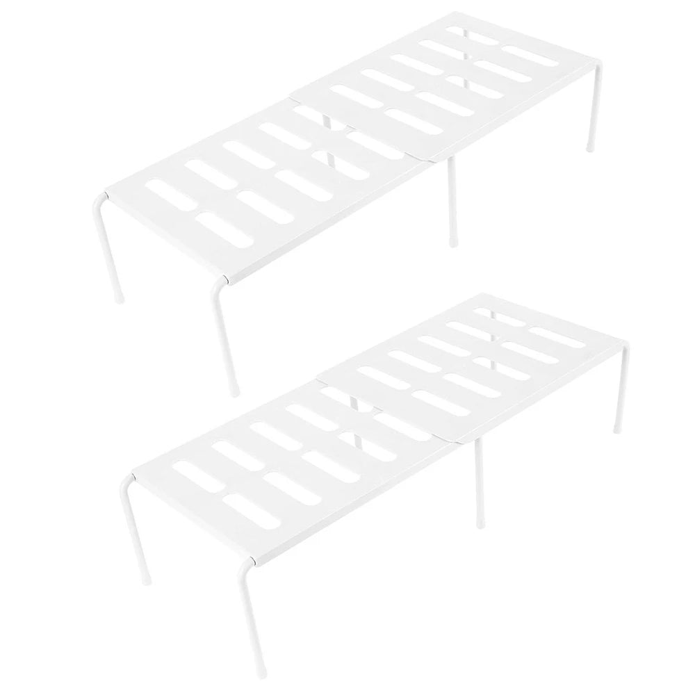 Retractable Kitchen Shelf Multifunctional Expandable Stackable Sliding Rack Space Saving Home Cabinets Tableware Organizer Rack