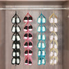 1pc Shoes Storage Hanging Bag Non-woven Fabric Shoe Storage Bag Multi-layer Foldable Wardrobe Shoe Holder Wardrobe Organizer