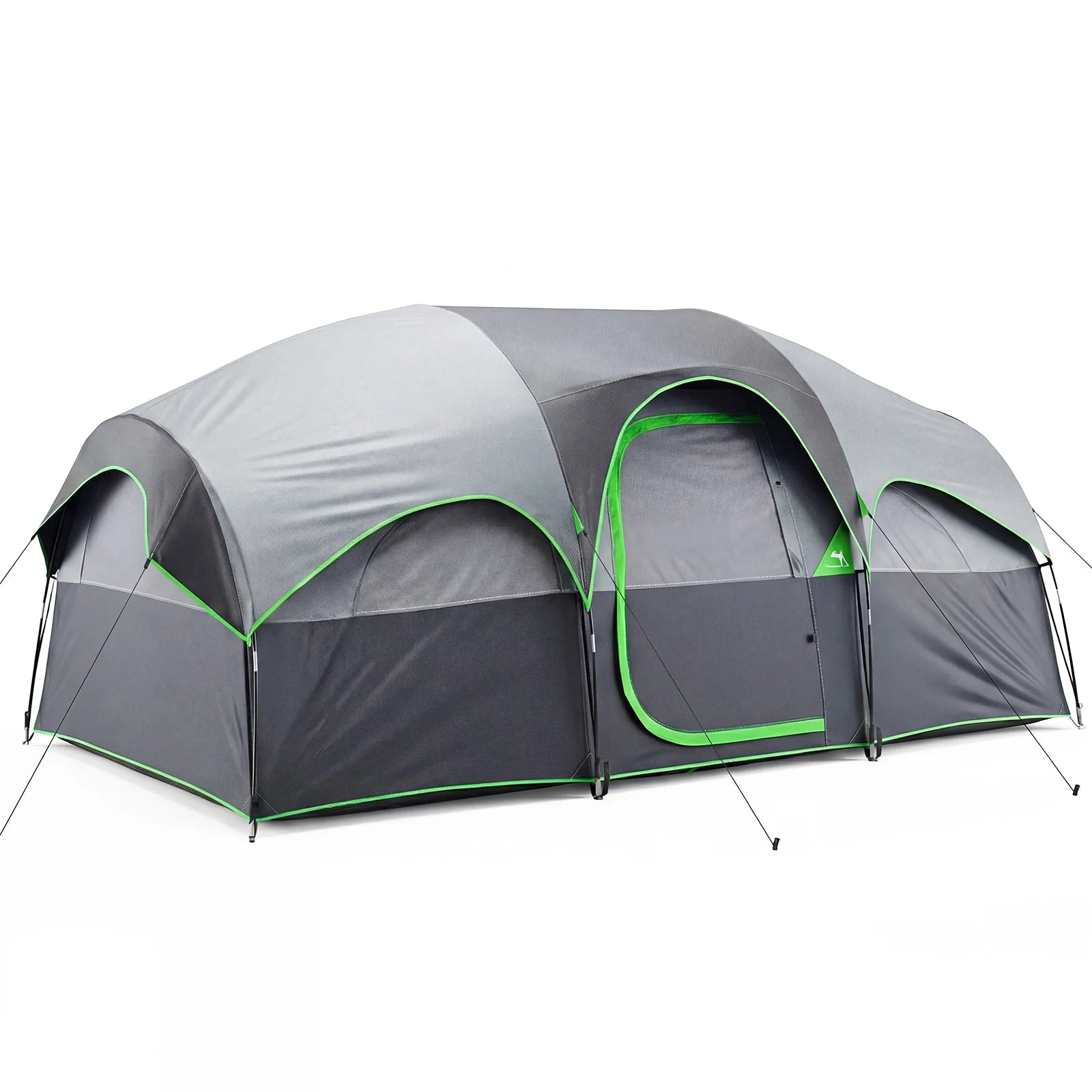 JHK Outdoor 8 Person Camping Tent Quick Instant Tents Setup and Waterproof Windproof Dome Tent with Multi-Directional for Picnic