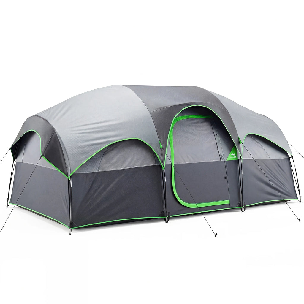 JHK Outdoor 8 Person Camping Tent Quick Instant Tents Setup and Waterproof Windproof Dome Tent with Multi-Directional for Picnic