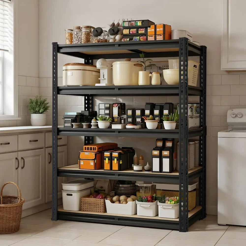 Heavy Duty Garage Shelving Unit 2400 LBS Steel Adjustable Rack 12x28x60