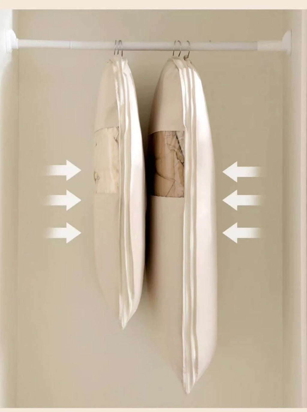 1pc Clothing Compression Bag Wardrobe Organizer Down Jacket Compression Storage Bag Save Space closet Clothes Organizer Bag