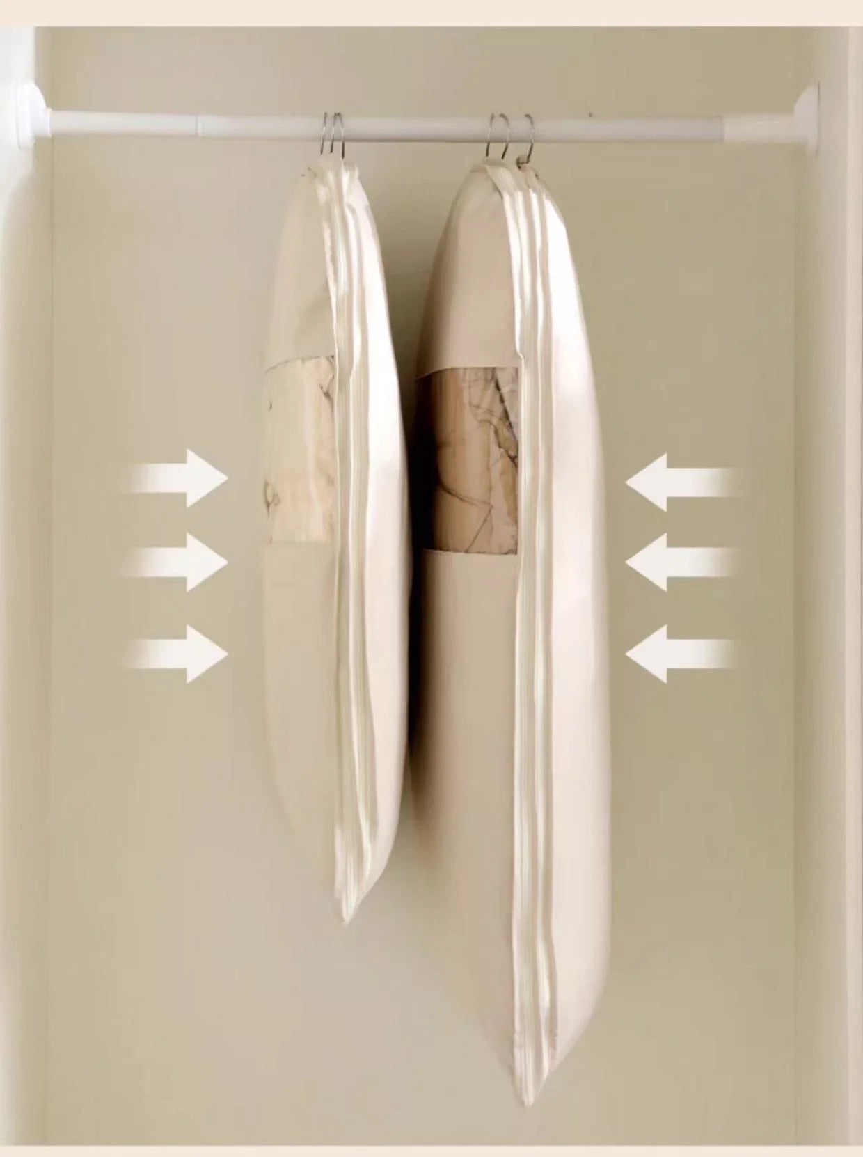 1pc Clothing Compression Bag Wardrobe Organizer Down Jacket Compression Storage Bag Save Space closet Clothes Organizer Bag
