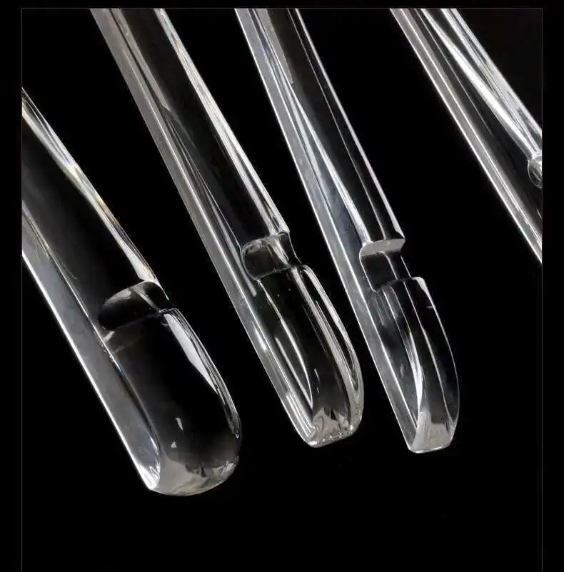 Acrylic Transparent Hanger Display Rack With Crystal Clips For Clothes And Pants