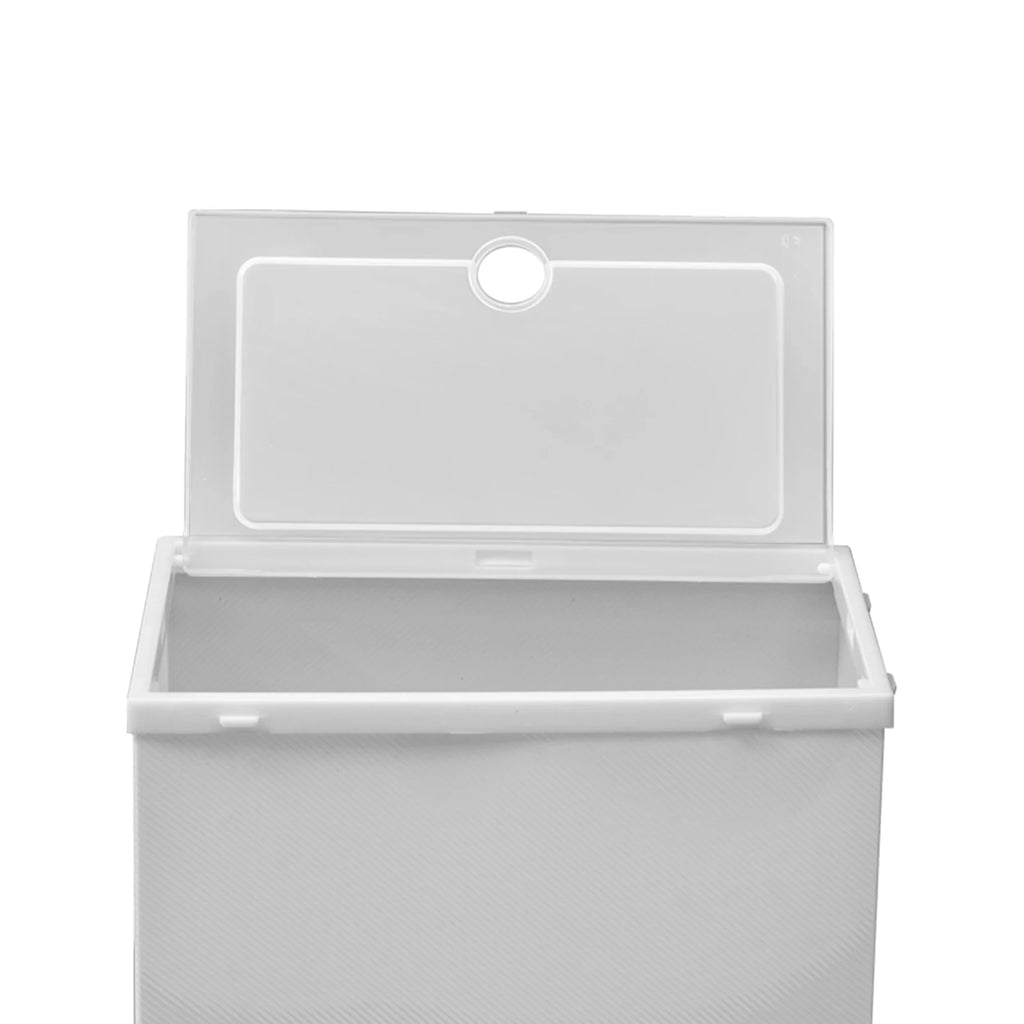 20/24PCS Foldable Flip Shoe Boxes Set Clear Plastic Stackable Storage Containers Home Organizer 33x23x14cm - Shoe Rack Case