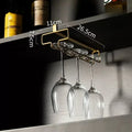 Cabinet Hanging Metal Wine Glass Rack Cabinet Stemware Holder Racks for Cup Storage RackGlass Holder Outdoor Wine Glass Rack