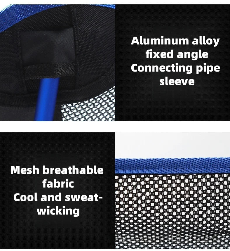 New Outdoor Moon Chair Ultra-Light Folding Camping Chair Portable Leisure Backrest Aluminum Alloy  for Backpacking  fishing