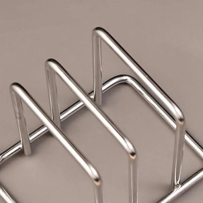 1pc Kitchen Cutting Board Holder Pot Lid Holder Desktop Stainless Steel Material Storage Rack for Cutting Board Organizer Stable