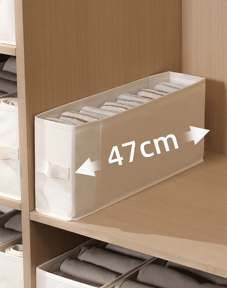 1pc Clothes Storage Basket Sewing Home Folding Clothes Storage Box Underwear Socks  Wardrobe Storage Box Wardrobe Organizer