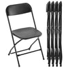 JHK Plastic Folding Chair 4/6 Pack 330LB Load Capacity Living Room Dinner Chairs Lightweight Portable Indoor/Outdoor Home Office