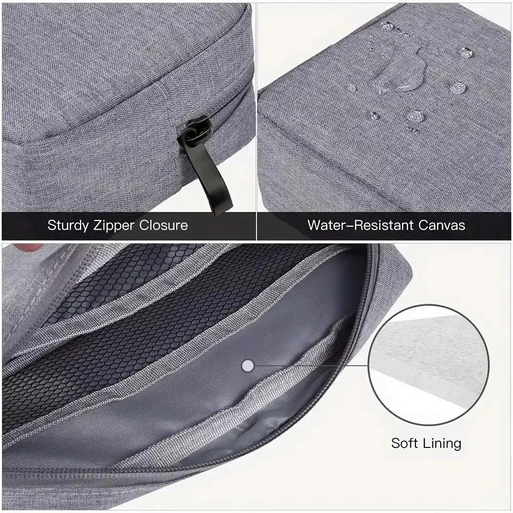Portable Charging Cable Storage Bag Digital Separated Travel Bag Multifunctional Mobile Data USB Cable Power Bank Organizer Bag