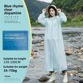 New Waterproof & Splash-Resistant Raincoat – Long Unisex EVA Raincoat with Hood for Travel, Camping, and Fishing