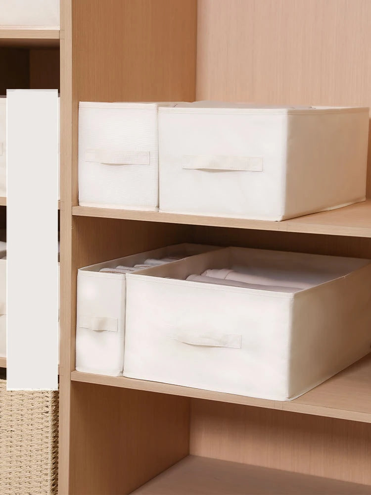 1pc Clothes Storage Basket Sewing Home Folding Clothes Storage Box Underwear Socks  Wardrobe Storage Box Wardrobe Organizer