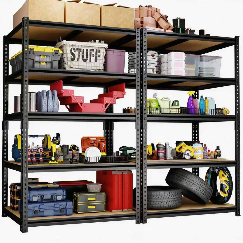 Heavy Duty Garage Shelving Unit 2400 LBS Steel Adjustable Rack 12x28x60