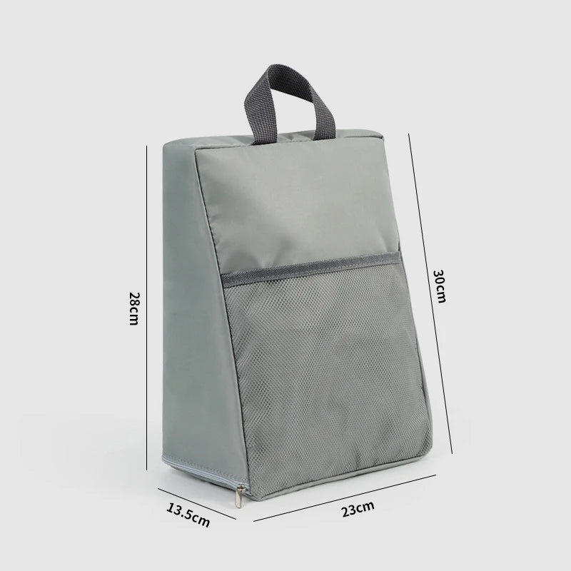 Portable Shoe Storage Bag Travel Outdoors Clothing Organizer Bags with Mesh Pouch Multi-functional Underwear Storage Handbag