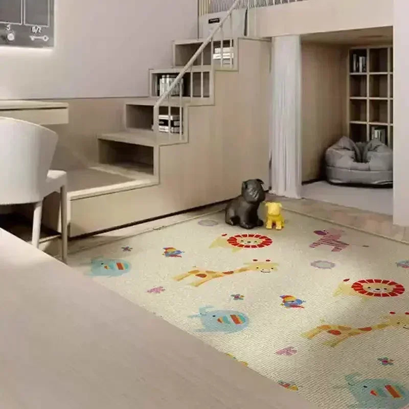 Non Toxic Foldable Baby Play Mat Educational Children's Room Carpet Non Slip and Anti Fall Floor Children's Activity Toys