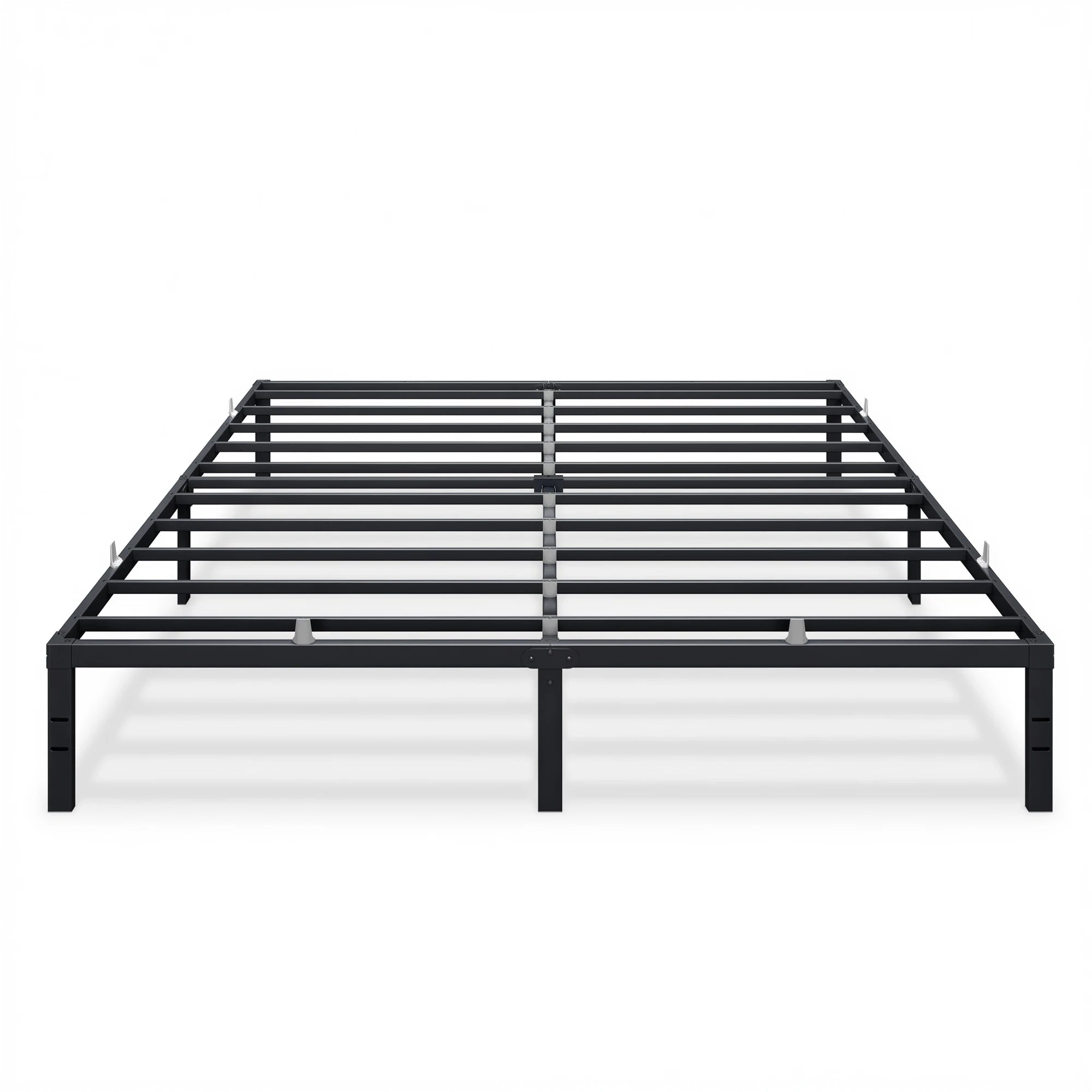 VASAGLE King Metal Bed Frame 14 Inches Tall, 1100 lb Weight Capacity, No Box Spring Needed, with Under-Bed Storage, Easy Setup,