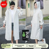 New Waterproof & Splash-Resistant Raincoat – Long Unisex EVA Raincoat with Hood for Travel, Camping, and Fishing