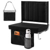 JHK Outdoor Foldable Seat with Back Support Wide Portable Lightweight Chairs with 3.15" Thick Padded Comfortable Seat For Picnic