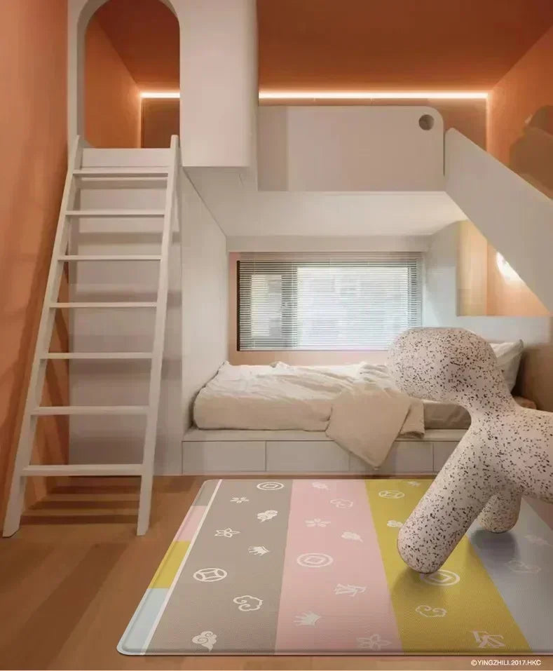 Non Toxic Foldable Baby Play Mat Educational Children's Room Carpet Non Slip and Anti Fall Floor Children's Activity Toys