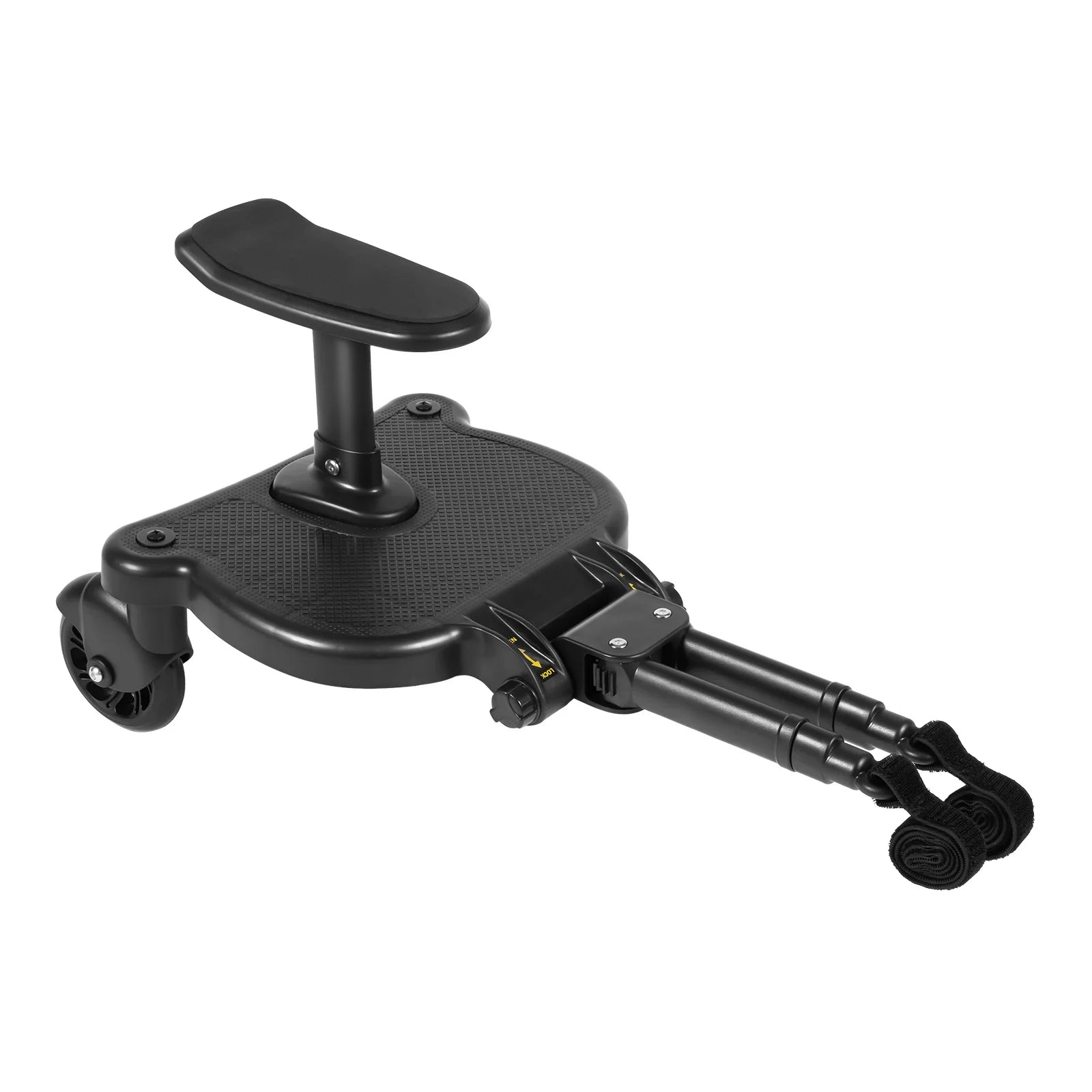 Universal 2-in-1 Stroller Board And Seat Pram Pedal Adapter for Kids - Detachable Safety Ride Board for Pushchair with 25kg Load