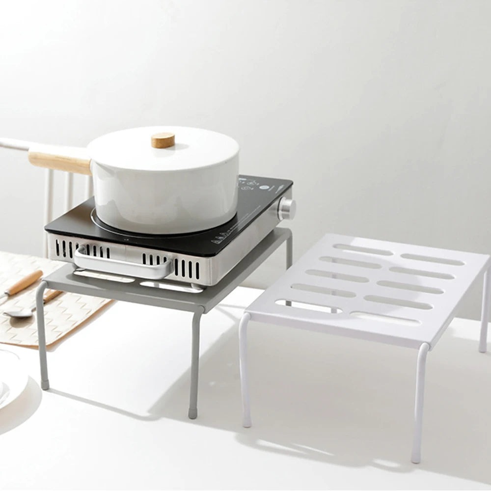Retractable Kitchen Shelf Multifunctional Expandable Stackable Sliding Rack Space Saving Home Cabinets Tableware Organizer Rack