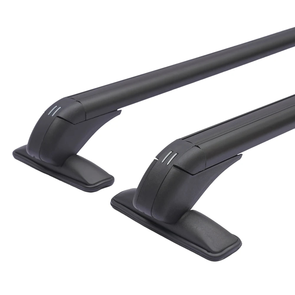2Pcs Car Top Luggage Rack Car Roof Lockable Luggage Cross Bars Carrier 1m Aluminum Roof Racks Universal Use for 4 or 5 Door Cars