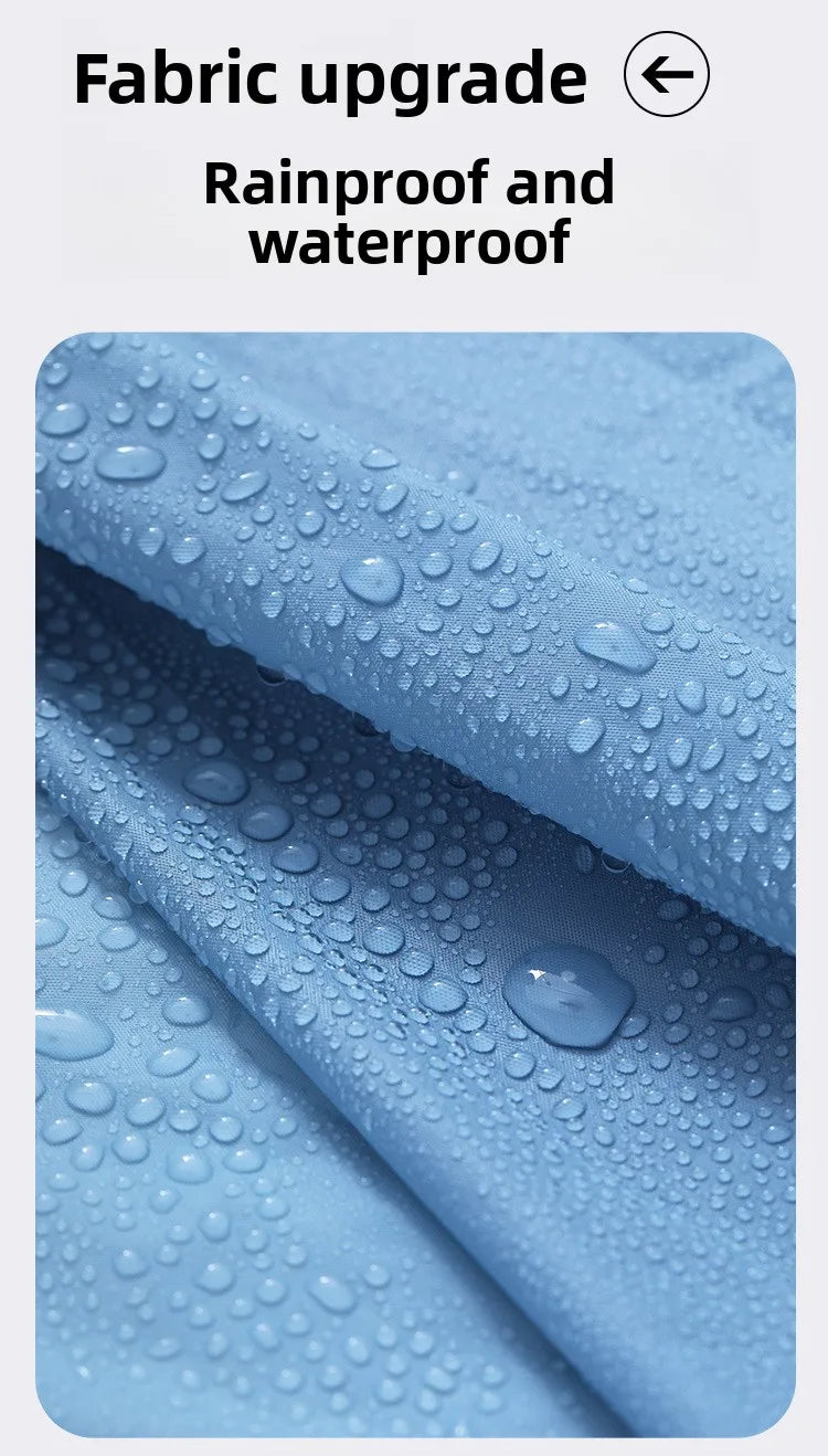 New Waterproof & Splash-Resistant Raincoat – Long Unisex EVA Raincoat with Hood for Travel, Camping, and Fishing