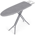 SONGMICS Ironing Board, Foldable Iron Board, Height Adjustable up to 35 Inches, with 4 Layered Cover and Pad, Iron Rest, Hook, S