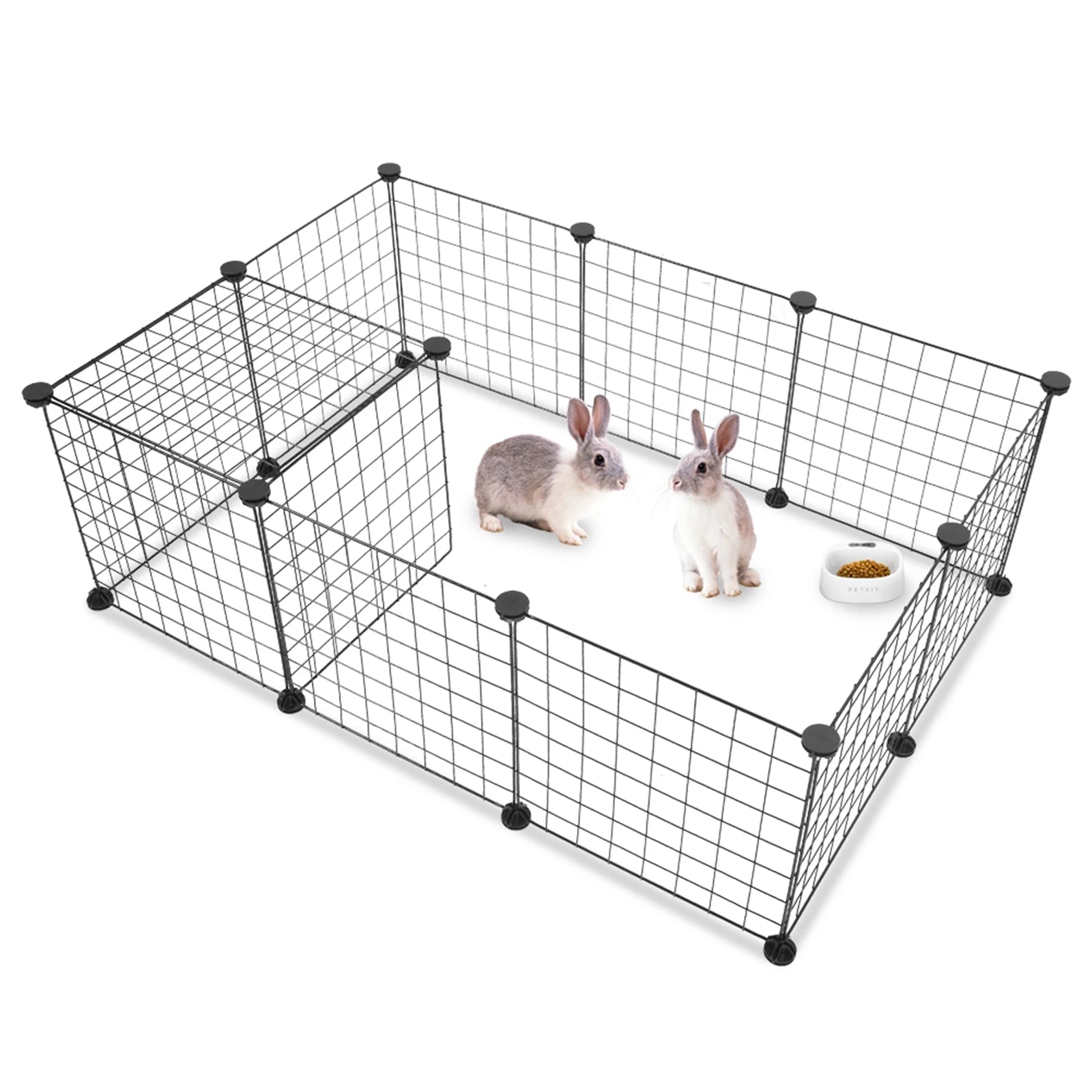 Pet Playpen For Small Animals Portable Metal Wire Fence Guinea Pigs Rabbits