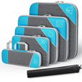 6Pcs Set Travel Storage Organizer Portable Clothes Storage Bags Lightweight Suitcase Bag Compressed Packing Cubes Luggage Bags