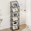Magazine Storage Rack Newspaper Rack Display Materials Brochure Newspaper Floor Single Page Display Rack Magazine Holder