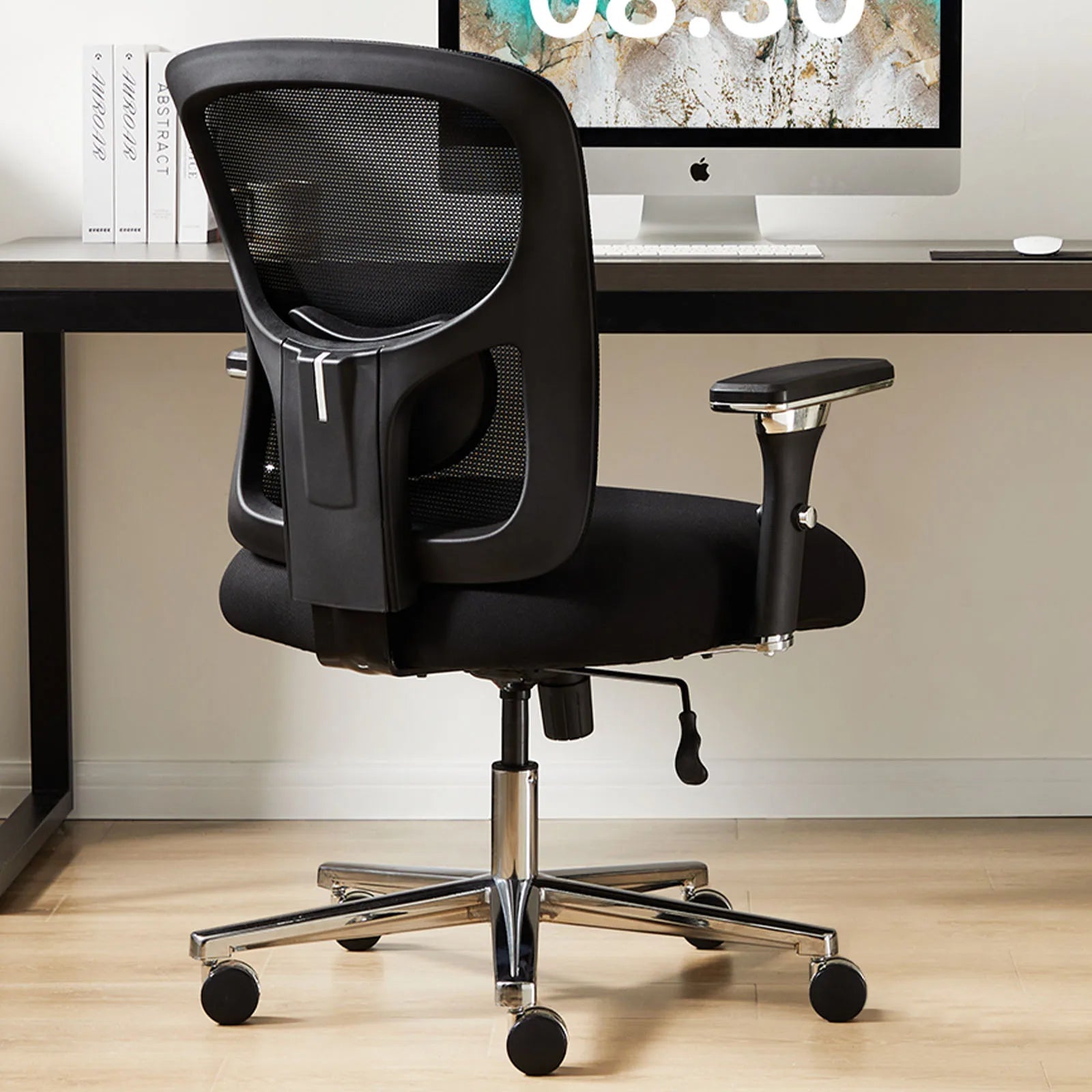 JHK 500lbs Heavy Duty Mesh Backrest Lumbar Support Office Chair Ergonomic Adjustable Height 4D Armrest Gaming Chairs for Home