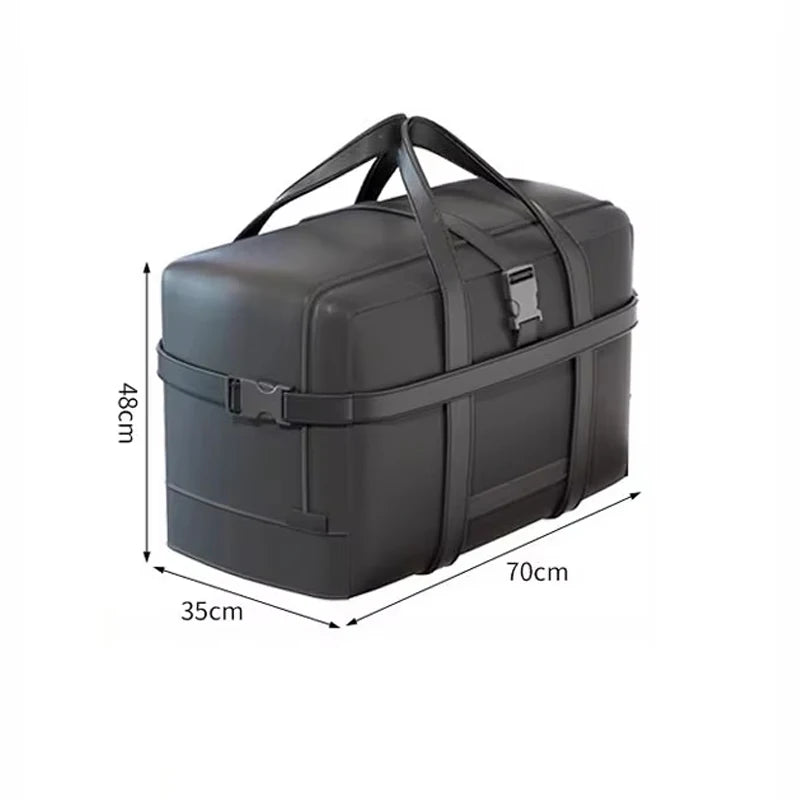 1pc Large Capacity Travel Handbag Portable Clothing Storage Bag with Handle Oxford Fabric Materia Durable Air Flight Bag