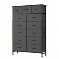 JHK Living Room 13 Fabric Drawers Cabinet Storage Organizer Cabinet Adjustable Feet Steel Frame Assembly Closet For Furniture