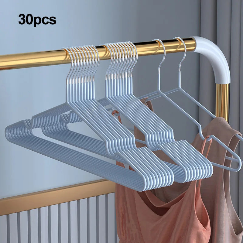Stainless Steel Anti Slip Clothes Hanger 10 20 30 50 Pack Space Saving Durable