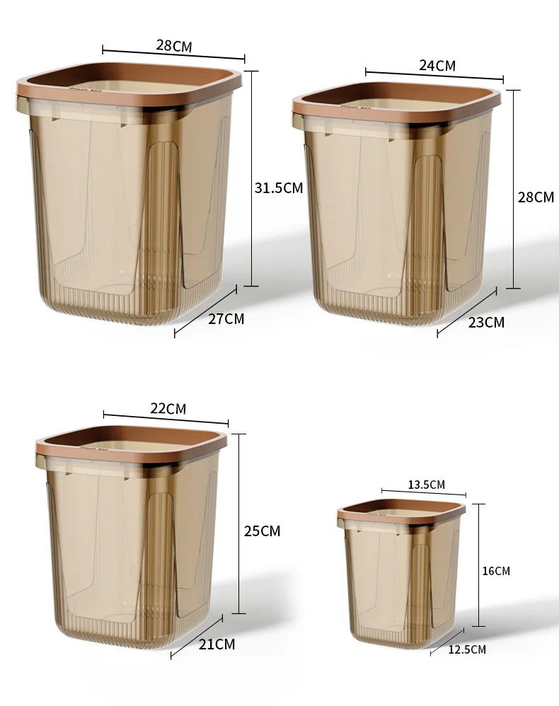 Hot Selling Minimalist Lidless Trash Can Simple Trash Shelf Trash Can Kitchen Trash Can Household Trash Can Hotel Trash Can