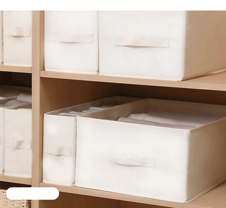 1pc Clothes Storage Basket Sewing Home Folding Clothes Storage Box Underwear Socks  Wardrobe Storage Box Wardrobe Organizer